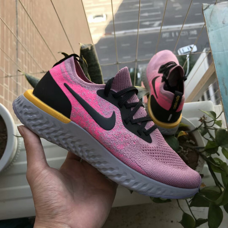 Super max Nike Epic React Flyknit Pink(98% Authentic quality)